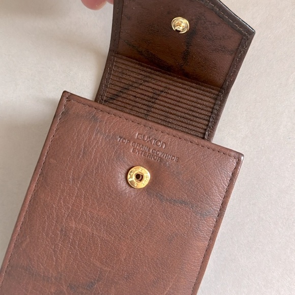 Genuine cow Leather Wallet (box handling wear, no dents) - Picture 2 of 10